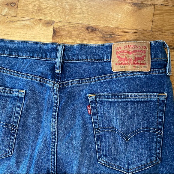 Levis mens size 34”straight leg button fly - Picture 4 of 6